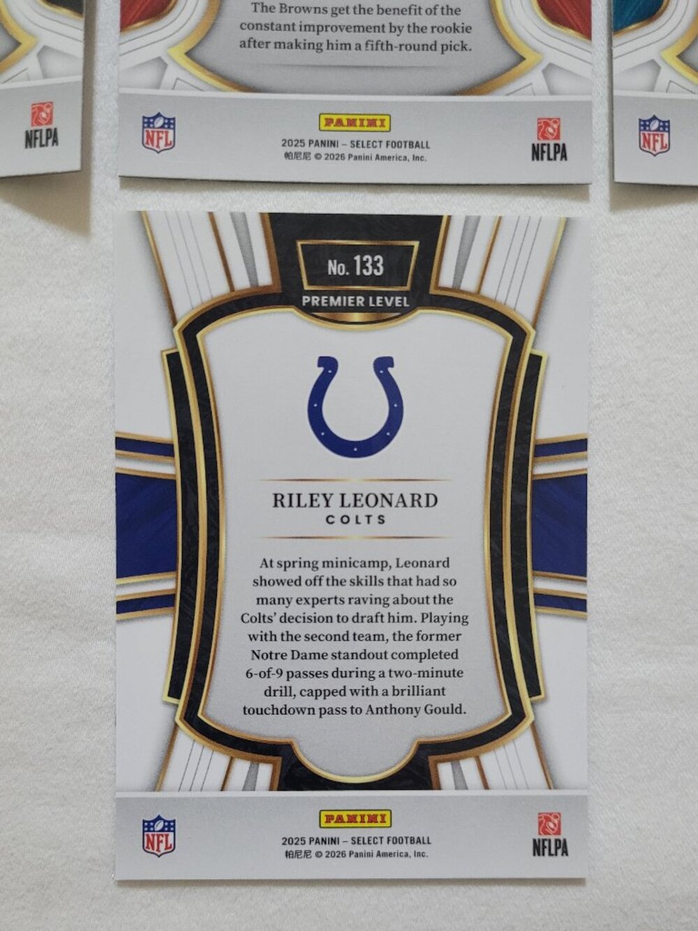 2025 Panini Select NFL Trading Card Lot Football 16 Cards - Picture 15 of 15